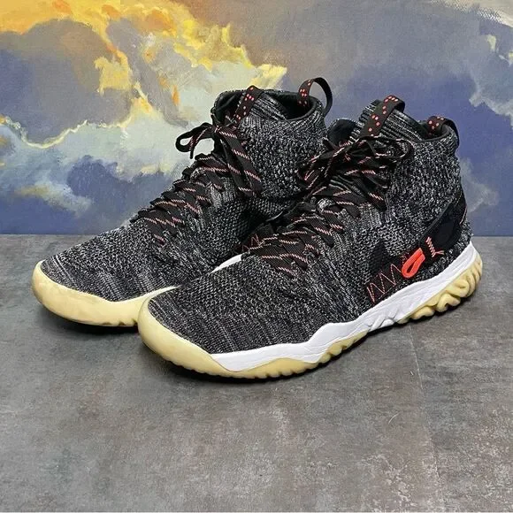 Nike Jordan Apex React Men's Black/Grey Infrared 23 Sneakers Sz 11.5 - Picture 2 of 16